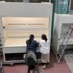 【特注】塩ビ製大型ドラフトチャンバー出荷しました